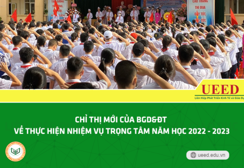 Chỉ thị mới của BGD&ĐT về thực hiện nhiệm vụ trọng tâm năm học 2022 - 2023