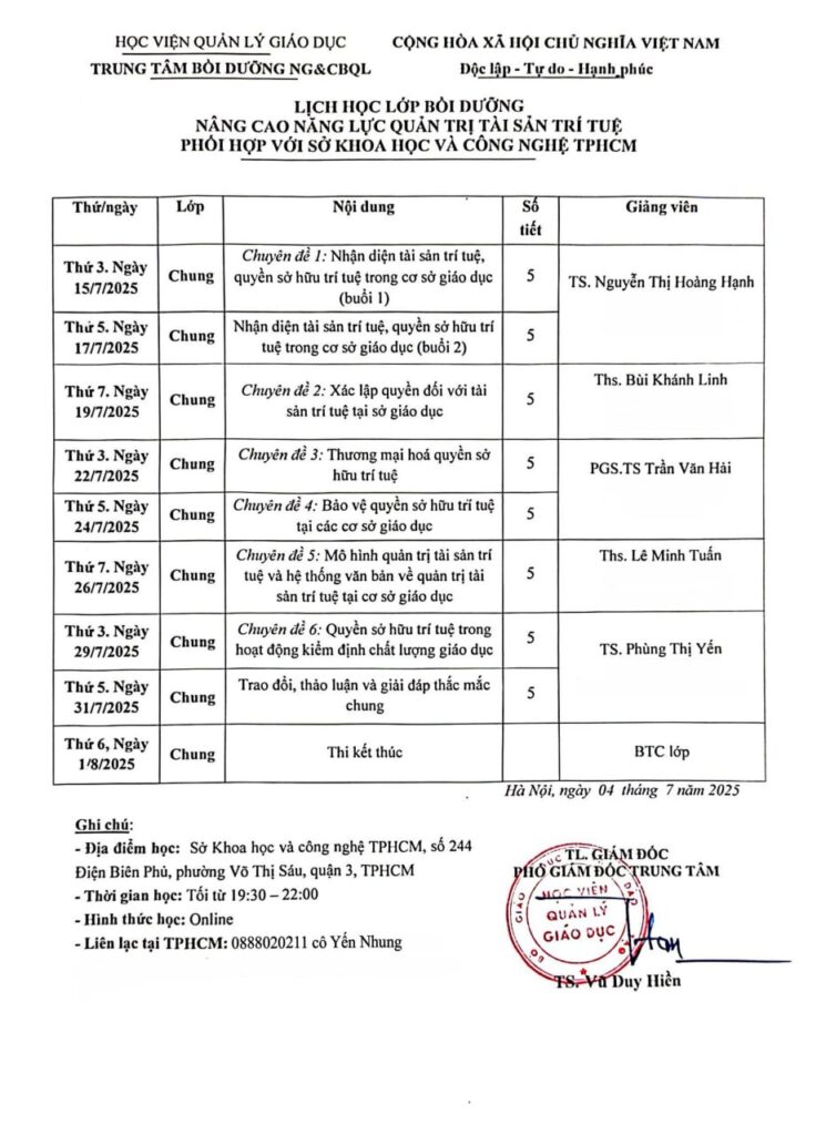 Ưu Đãi Mừng Sinh Nhật UEED: Tặng Miễn Phí Khóa Học Quản Trị Tài Sản Trí Tuệ
