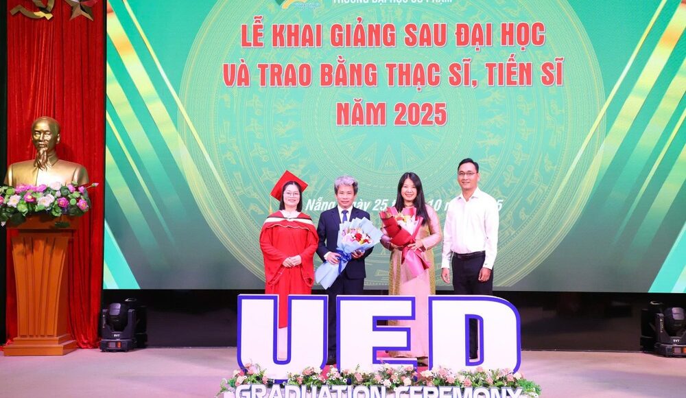 Trường Đại học Sư phạm Đà Nẵng trao bằng tốt nghiệp cho tân tiến sĩ và thạc sĩ năm 2025