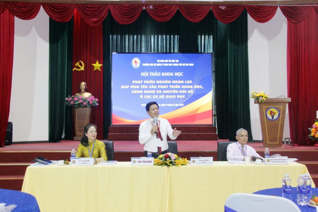 Hội thảo khoa học 2025: Phát triển nguồn nhân lực giáo dục trong thời kỳ chuyển đổi số