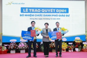 PGS.TS Lâm Thành Hiển tiếp tục giữ chức Hiệu trưởng Trường Đại học Lạc Hồng nhiệm kỳ 2025–2030