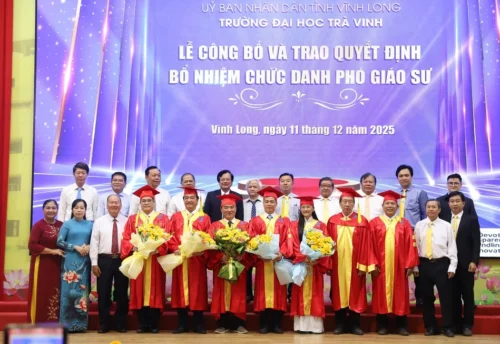Trường ĐH Trà Vinh có thêm 5 tân phó giáo sư năm 2025