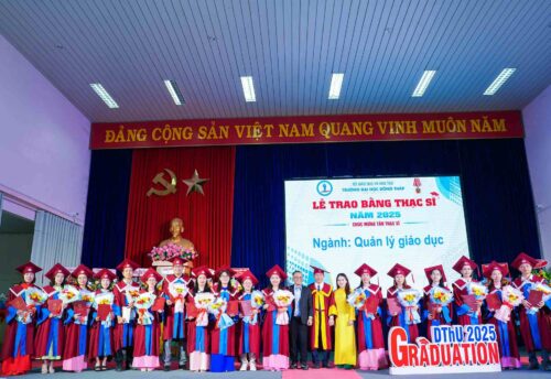 UEED tham dự lễ khai giảng đào tạo Tiến sĩ và trao bằng Thạc sĩ Trường Đại học Đồng Tháp 2025