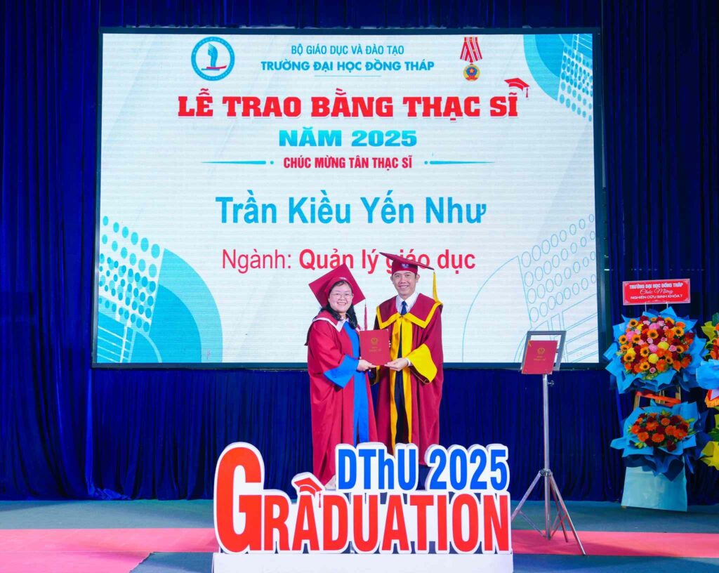 UEED tham dự lễ khai giảng đào tạo Tiến sĩ và trao bằng Thạc sĩ Trường Đại học Đồng Tháp 2025