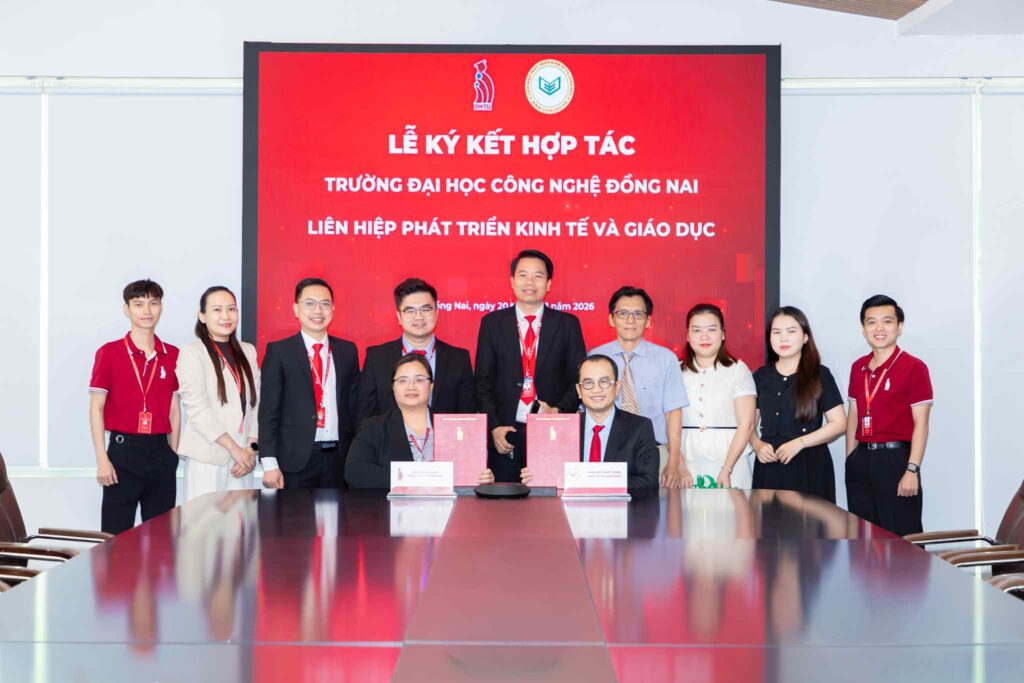 Liên hiệp Phát triển Kinh tế và Giáo dục (UEED) hợp tác tuyển sinh với Đại học Công nghệ Đồng Nai (DNTU) các hệ đào tạo