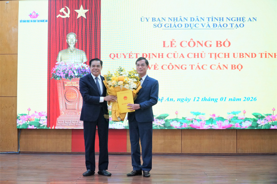 Nguyễn Văn Khoa làm Giám đốc Sở GD&ĐT Nghệ An