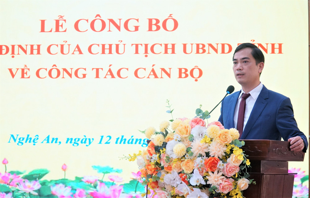 Nguyễn Văn Khoa làm Giám đốc Sở GD&ĐT Nghệ An