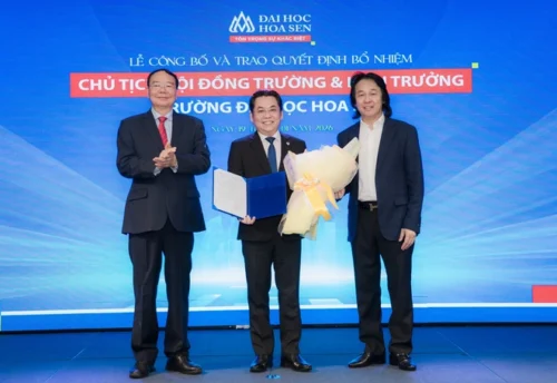 PGS.TS Nguyễn Hữu Huy Nhựt làm Hiệu trưởng Trường đại học Hoa Sen