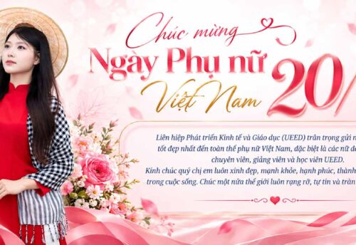 Liên hiệp phát triển kinh tế và giáo dục UEED Chúc mừng ngày phụ nữ việt nam 20-10-2026
